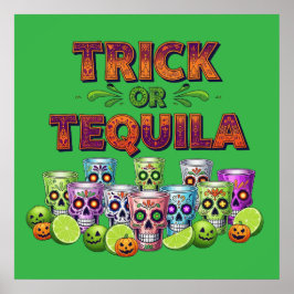 Trick of Tequila-T-shirt Poster