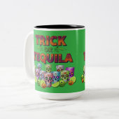 Trick of Tequila-T-shirt Tweekleurige Koffiemok (Voorkant links)