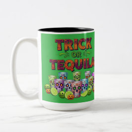 Trick of Tequila-T-shirt Tweekleurige Koffiemok