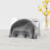 TRICK OF THE EYES VERJAARDAGSWENS KAART (Gele Bloem)