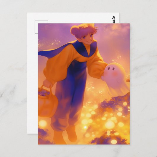 Trick of Treating Briefkaart (Voorkant / Achterkant)