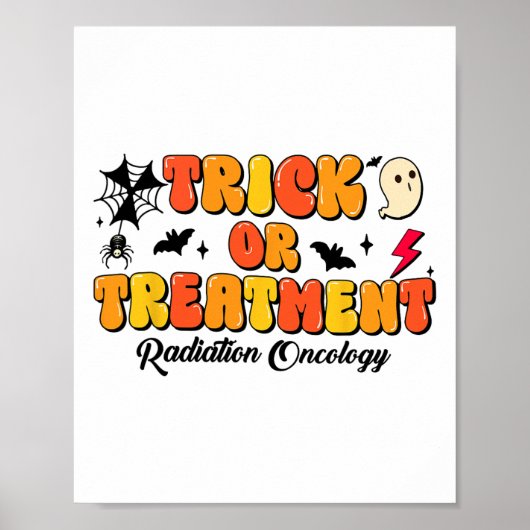 Trick of Treatment Straling Oncologie Halloween 2 Poster (Voorkant)