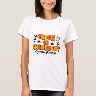 Trick of Treatment Straling Oncologie Halloween 2 T-shirt