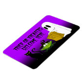 Trick of Treers Welkom Halloween Magnet Magneet (Linkerzijde)