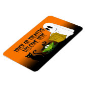 Trick of Treers Welkom Halloween Magnet Magneet (Linkerzijde)