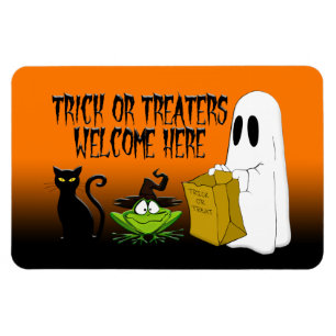 Trick of Treers Welkom Halloween Magnet Magneet
