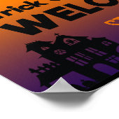 Trick of Treers Welkom Halloween Poster (Hoek)