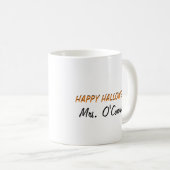 Trick of Trig Wiskunde Halloween Personalized Teac Koffiemok (Voorkant rechts)