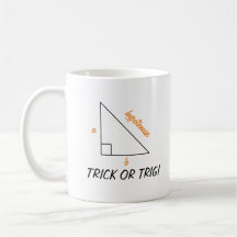 Trick of Trig Wiskunde Halloween Personalized Teac