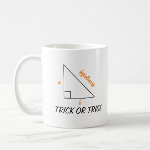 Trick of Trig Wiskunde Halloween Personalized Teac Koffiemok