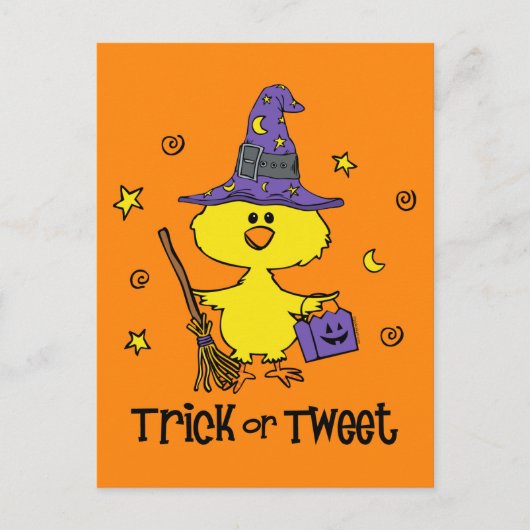 Trick of Tweet Briefkaart (Voorkant)