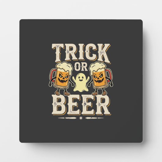 Trick or Beer Halloween Bier Design_1 Fotoplaat (Voorkant)
