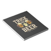 Trick or Beer Halloween Bier Design_1 Notitieblok (Schuin)