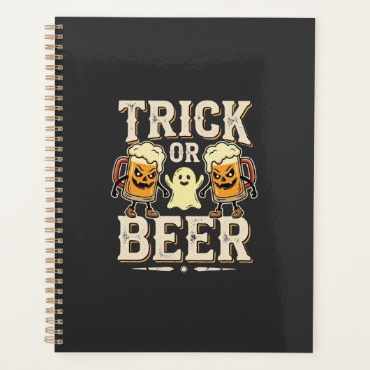 Trick or Beer Halloween Bier Design_1 Planner (Voorkant)