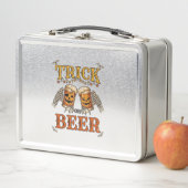 Trick Or Beer Halloween Pompoen Mok Skelet Handen (In situ)
