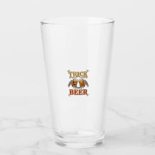 Trick Or Beer Halloween Pompoen Mok Skelet Handen Glas