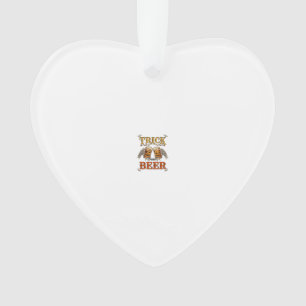 Trick Or Beer Halloween Pompoen Mok Skelet Handen Ornament