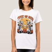 Trick or Beer Skeleton Dragons Art T-shirt (Voorkant)