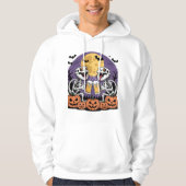 Trick or Beer Skeleton Dragons Design Hoodie (Voorkant)