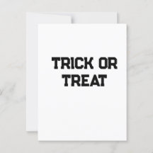 Trick or. Behandel Halloween spookachtige zwarte e