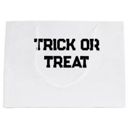 Trick or. Behandel Halloween spookachtige zwarte e Groot Cadeauzakje