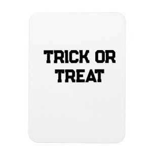 Trick or. Behandel Halloween spookachtige zwarte e Magneet