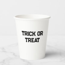 Trick or. Behandel Halloween spookachtige zwarte e