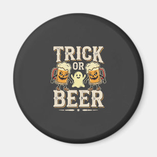 Trick or Bier Halloween Bier Design_1 Magneet