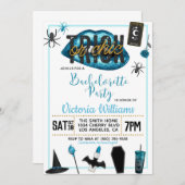 Trick or Chic Halloween Bachelorette Uitnodiging (Voorkant / Achterkant)