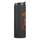 Trick Or Chocolade Halloween Pompoen Heksenhoed Ka Thermosbeker (Gedraaid links)
