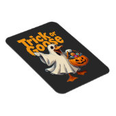Trick or Gans Halloween Gans Magneet (Rechterzijde)