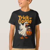 Trick or Goose Halloween Goose T-shirt (Voorkant)