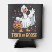 Trick or Goose Spooky Halloween Goose Lovers Blikjeskoeler (Voorkant)