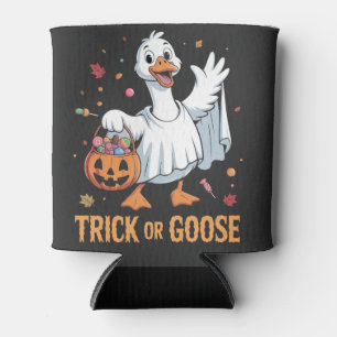 Trick or Goose Spooky Halloween Goose Lovers Blikjeskoeler