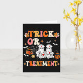 Trick Or Halloween Radiation Oncology Rad Therapy  Kaart (Gele Bloem)