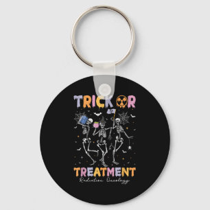 Trick Or Halloween Stralingsoncologie Rad Therapie Sleutelhanger