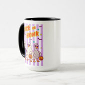 Trick or Honk Domme Gans Halloween Mok (Voorkant links)
