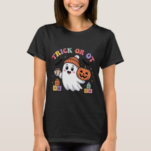Trick or Ot Spooky Ergotherapie Ghost Hall T-shirt