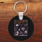 Trick or PT Fysiotherapie Therast Halloween Sleutelhanger (Voorkant)