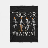 Trick Or Pt Physical Therapy Therast Halloween  Fleece Deken (Voorkant)