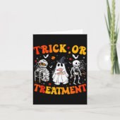 Trick Or Pt Physical Therapy Therast Halloween  Kaart (Voorkant)