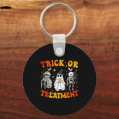 Trick Or Pt Physical Therapy Therast Halloween Sleutelhanger (Voorkant)