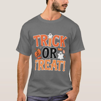 Trick or reat Halloween retro T-shirt
