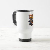 Trick or Roll Halloween Skateboarding Wolf Mug Reisbeker (Voorkant links)
