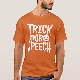 Trick or Speech Halloween Speech Therapeut Kostuum T-shirt