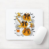 Trick or Teach Ghost Teacher Halloween Retro Flora Muismat (Met muis)