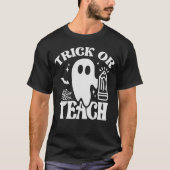 Trick or Teach - Groovy Halloween-ontwerp voor Tea T-shirt (Voorkant)