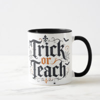 Trick or Teach Halloween Onderwijs Koffiemok