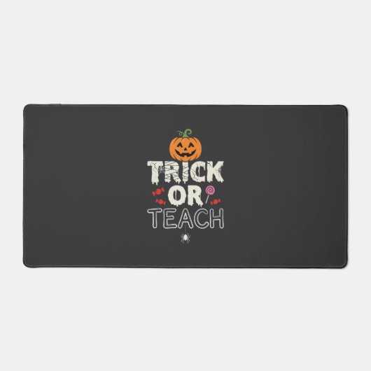 Trick or Teach Halloween Onderwijzer Ontwerp (2)_1 Bureaumat (Voorkant)