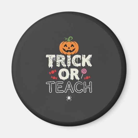 Trick or Teach Halloween Onderwijzer Ontwerp (2)_1 Magneet (Voorkant)